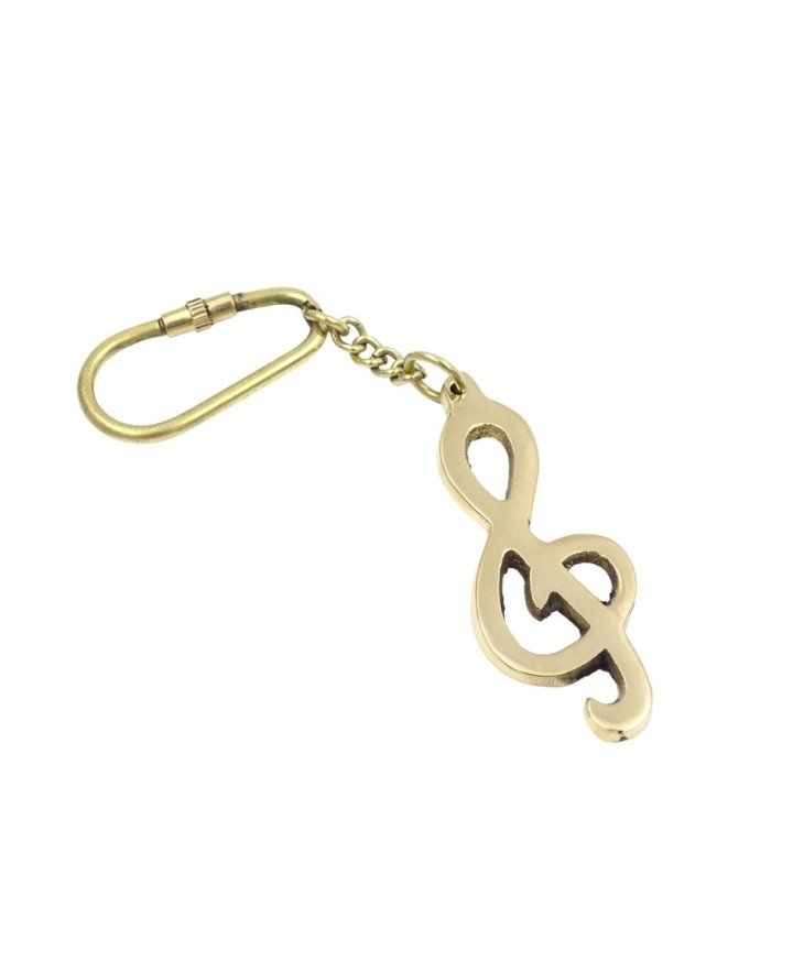 Treble Clef Keyring KRT13