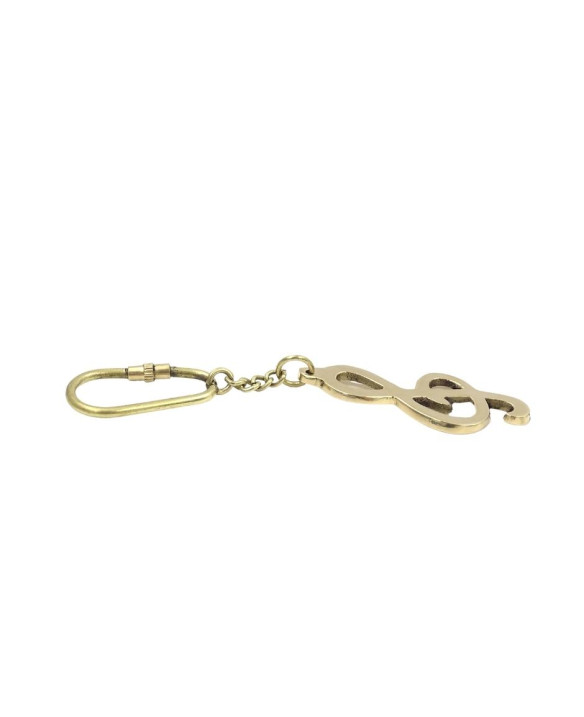 Treble Clef Keyring KRT13