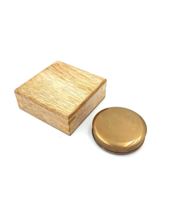 Hiking compass in a wooden box 1042