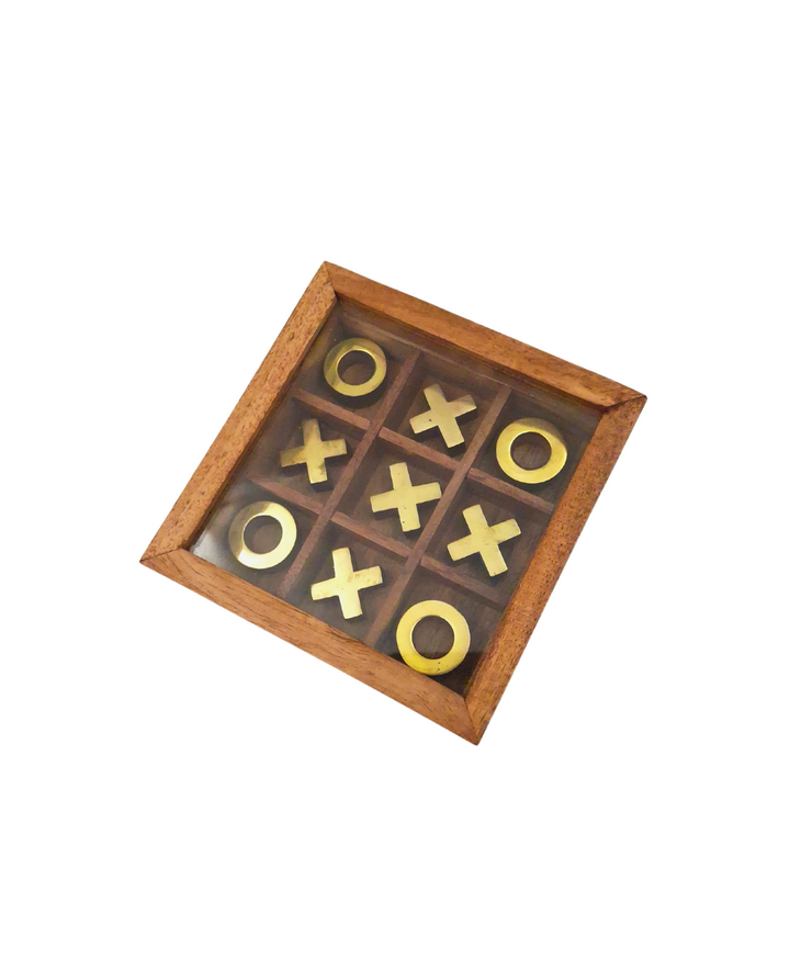 Tic-tac-toe in a box with a glass lid - DNU-004