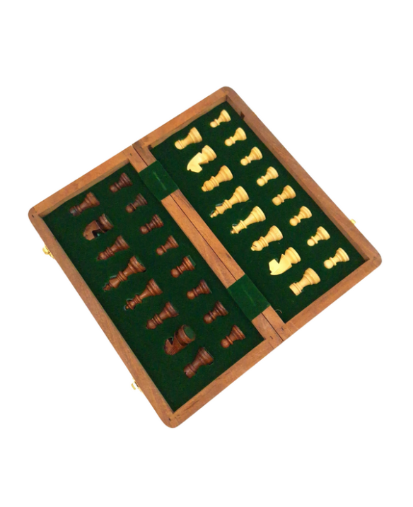 Magnetic wooden chess set, 25x25cm - DNU-026