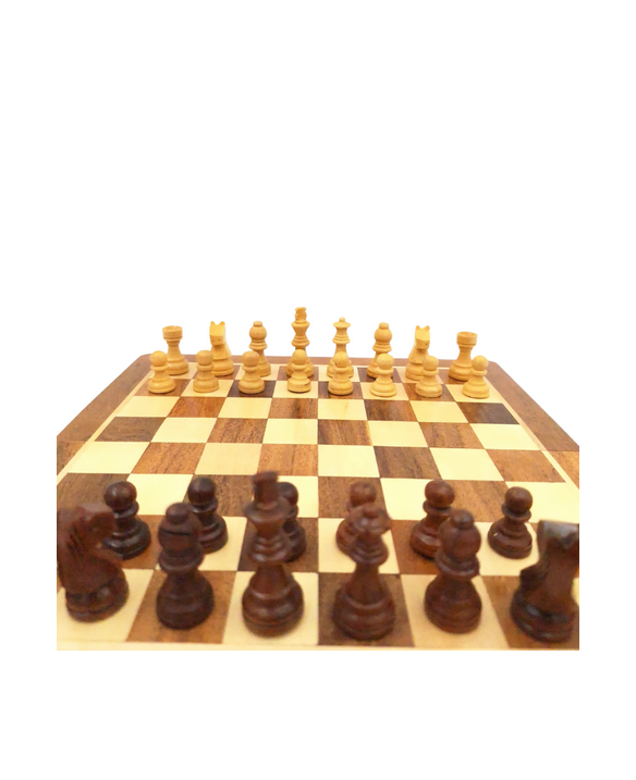 Magnetic wooden chess set, 25x25cm - DNU-026