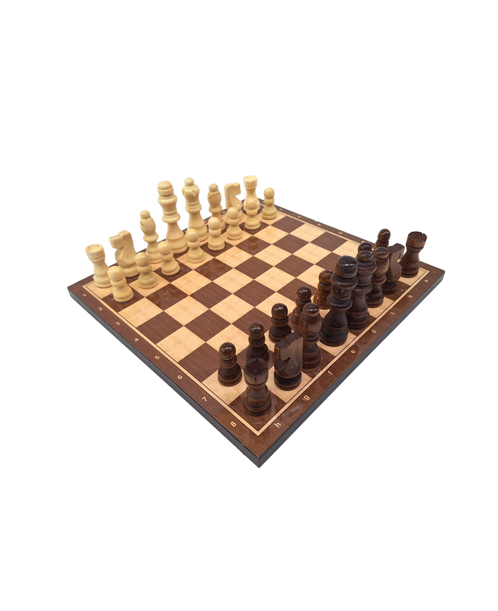 Large wooden chess set, 37 x 37 cm – 1050736