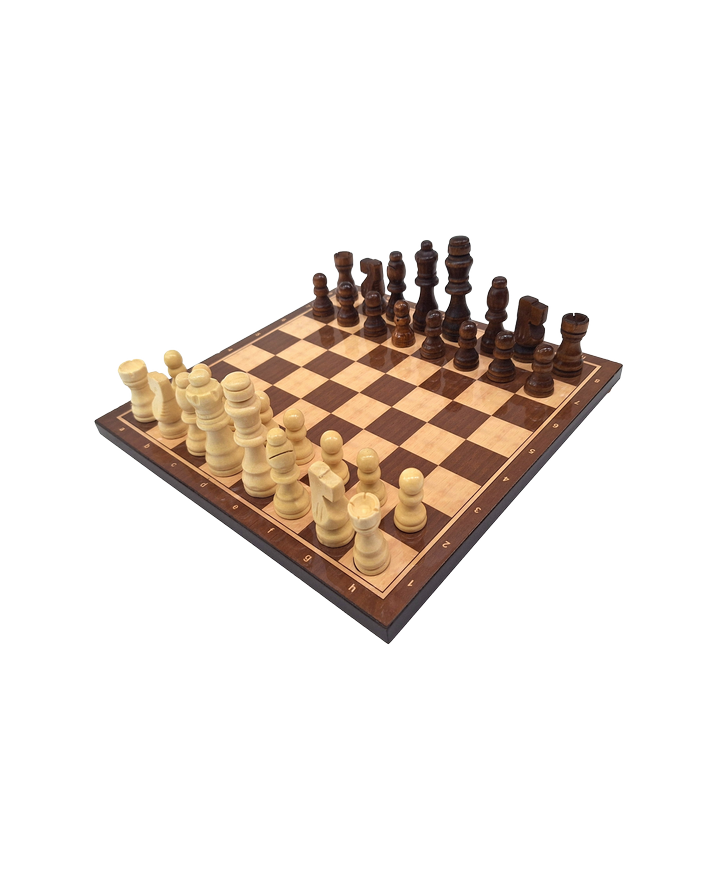 Large wooden chess set, 37 x 37 cm – 1050736