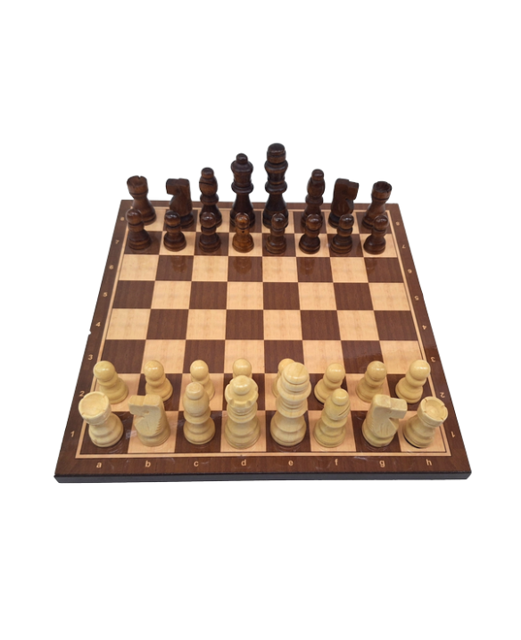 Large wooden chess set, 37 x 37 cm – 1050736