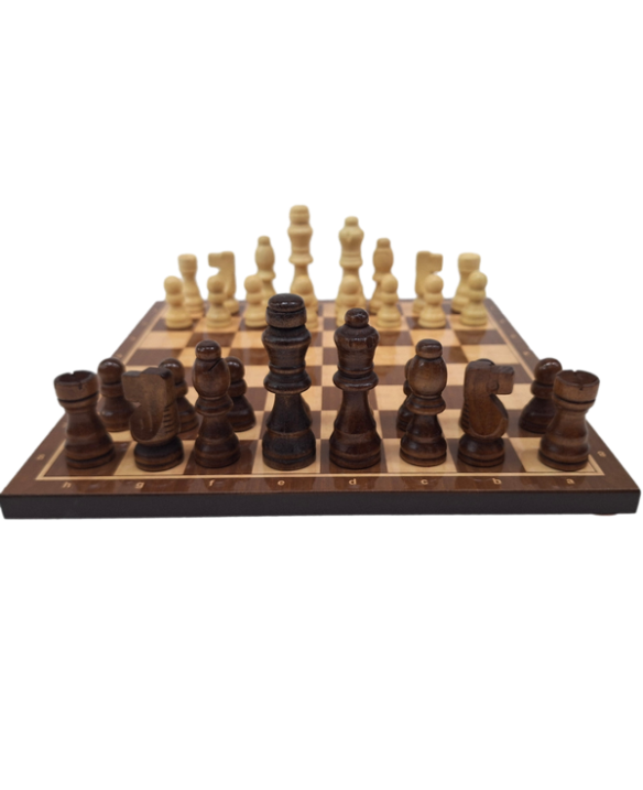 Large wooden chess set, 37 x 37 cm – 1050736