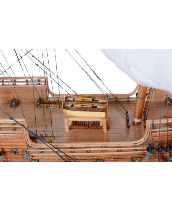 Ekskluzywny model żaglowca Vasa z rozwiniętymi żaglami - Vasa80R
