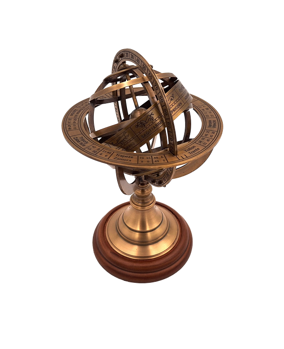 Astrolabium mosiężne – Wysokość 21cm - AMG140