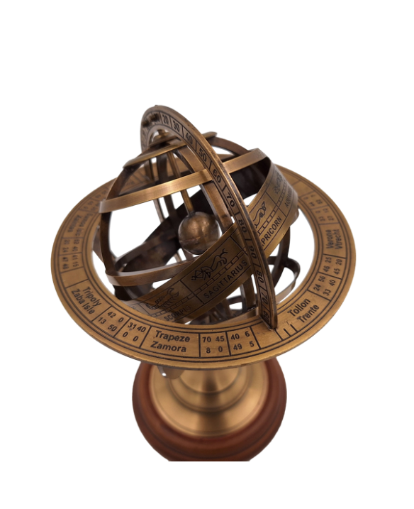 Astrolabium mosiężne – Wysokość 21cm - AMG140
